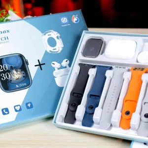 S2000 Pro Max Smart Watch 7-in-3 Edition with Protection Case & (TWS Earbuds)